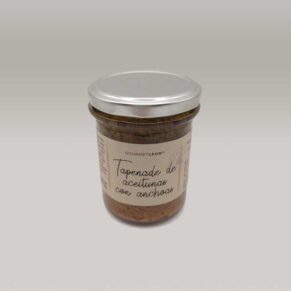 Tapenade de aceitunas negras con anchoas 180gr-Palasaca Ezacaray