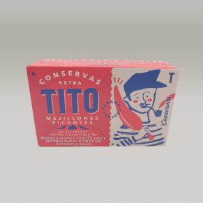 Mejillones picantes fritos en escabeche TITO (pequeño 12/16 pz)-Palasaca Ezcaray