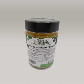 Crema de cacahuete crunchy 0% azúcar 300gr -Palasaca Ezcaray