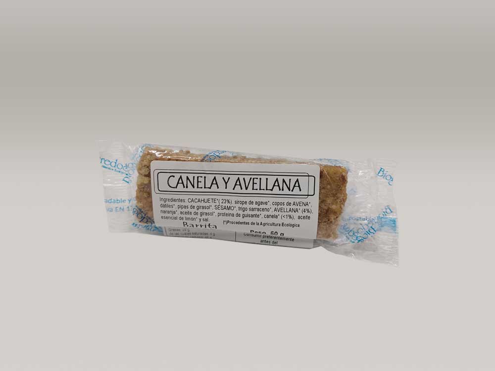 foto70 Barrita eco de canela y avellana 60gr - Palasaca Ezcaray