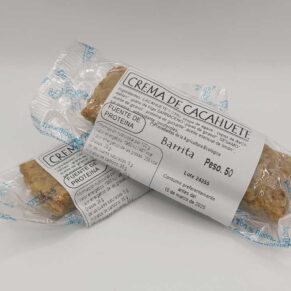 Barrita eco de crema de cacahuete 60gr - Palasaca Ezcaray